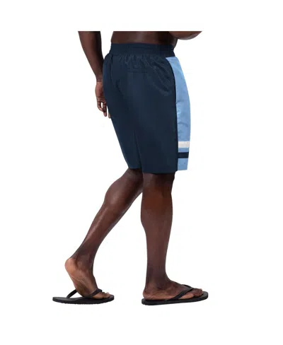 G-iii Sports By Carl Banks Men's Navy Tampa Bay Rays Anchor Swim Trunks In Black