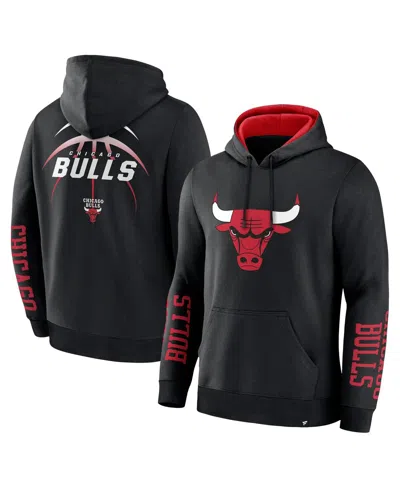 Fanatics Men's Black Chicago Bulls Legacy Guard Pullover Hoodie In Black