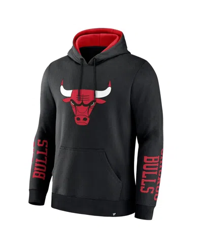 Fanatics Men's Black Chicago Bulls Legacy Guard Pullover Hoodie In Black