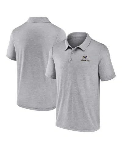Fanatics Men's Gray Los Angeles Chargers Making Waves Polo Shirt In Gray