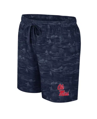 Colosseum Men's Navy Ole Miss Rebels Ozark Swim Shorts