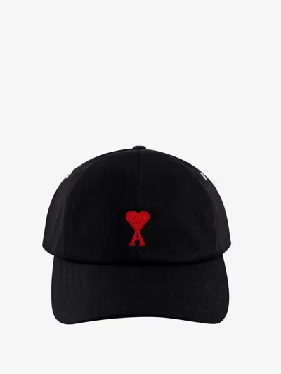 Ami Alexandre Mattiussi Ami Paris Logo-embroidered Cotton Cap