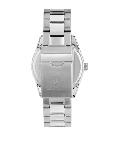 Maserati Men's Date Stainless Steel Metal Band Watch, 43mm
