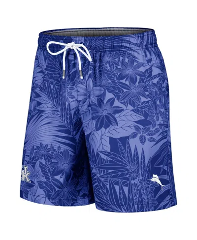 Tommy Bahama Men's Royal Kentucky Wildcats Santiago Palms Board Shorts In Blue