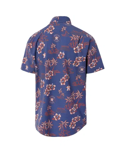 Reyn Spooner Men's Navy Houston Astros Kekai Performance Button-up Top In Purple