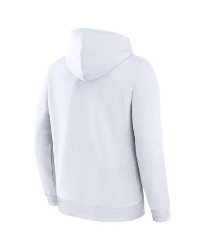 Fanatics Men's White Utah Mammoth Alternate Logo Legacy Fleece Pullover Hoodie In White