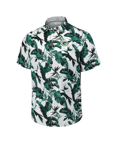 Tommy Bahama Green New York Jets Sunnyvale Blooms Camp Button-up Shirt In Green