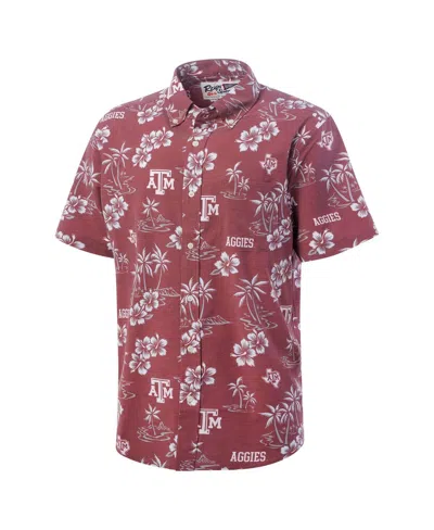 Reyn Spooner Men's Maroon Texas A&m Aggies Classic Button-up Shirt In Burgundy