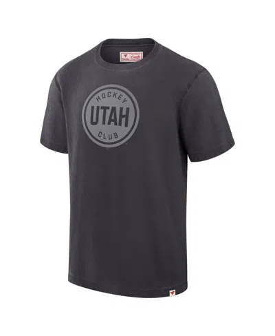 Fanatics Men's Black Utah Hockey Club Made In Canada T-shirt In Black