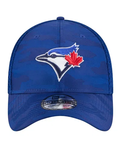 New Era Men's Royal Toronto Blue Jays Subtle Camo 39thirty Flex Hat