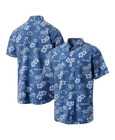 Reyn Spooner Men's Navy Penn State Nittany Lions Classic Button-up Shirt In Blue