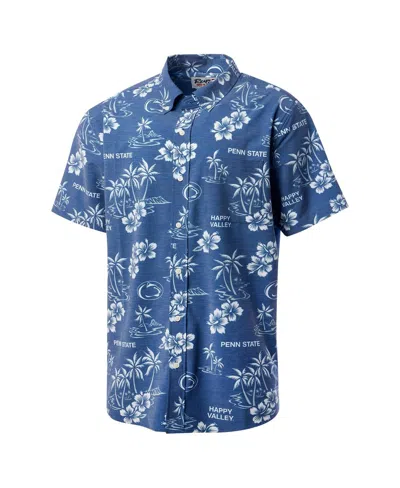 Reyn Spooner Men's Navy Penn State Nittany Lions Classic Button-up Shirt In Blue