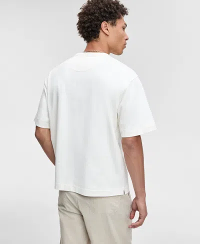 Mode Of One Men's Try Again Relaxed-fit Graphic T-shirt, Exclusively At Macy's In White