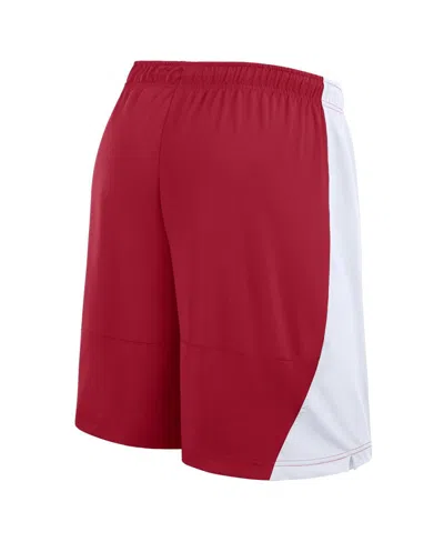 Fanatics Men's Crimson/white Oklahoma Sooners Strength Unleashed Shorts In Red