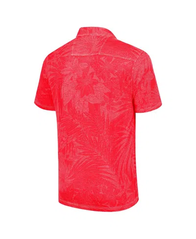 Tommy Bahama Red Georgia Bulldogs Sport Santiago Paradise Polo In Pink