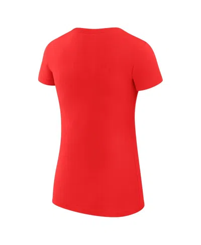 G-iii 4her By Carl Banks Women's Red Boston Red Sox City Graphic Fitted T-shirt In Red