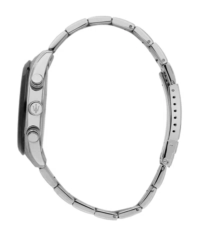 Maserati Men's Multifunction Stainless Steel Metal Band Watch, 43mm