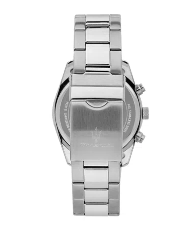 Maserati Men's Multifunction Stainless Steel Metal Band Watch, 43mm