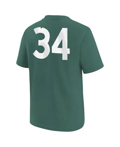 Nike Big Boys And Girls David Ortiz Green Boston Red Sox 2025 City Connect Fuse Name Number T-shirt In Green