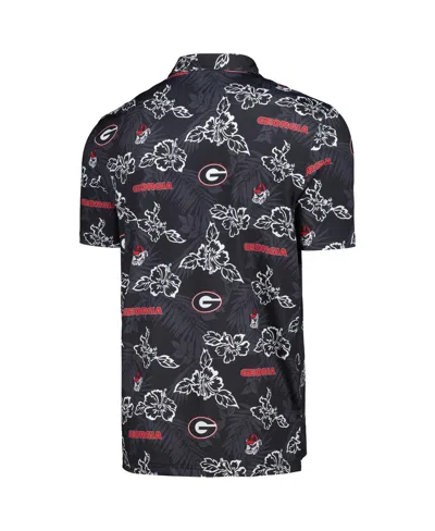 Reyn Spooner Men's Black Georgia Bulldogs Performance Polo Shirt In Black