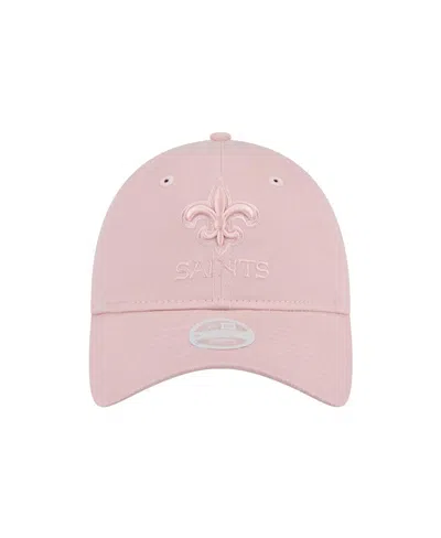 New Era Women's Light Pink New Orleans Saints Main 9twenty Adjustable Hat Main 9twenty Adjustable Hat
