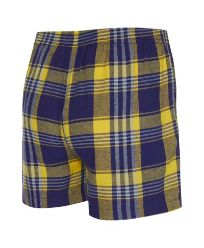 Concepts Sport Purple Los Angeles Lakers Region Flannel Boxer Short In Multi