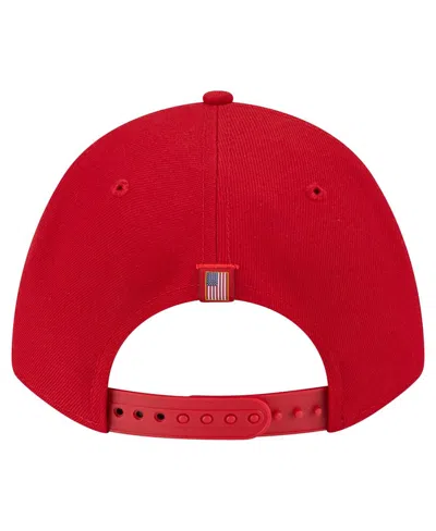 New Era Men's Red Philadelphia Phillies American Flag 9forty M-crown A-frame Adjustable Hat