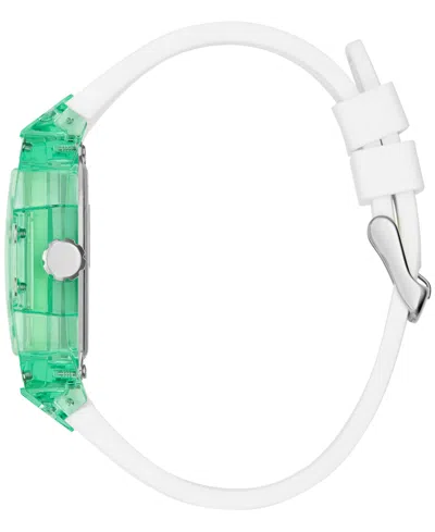 Guess Men's Multi-function Green Silicone Strap Watch, 42mm