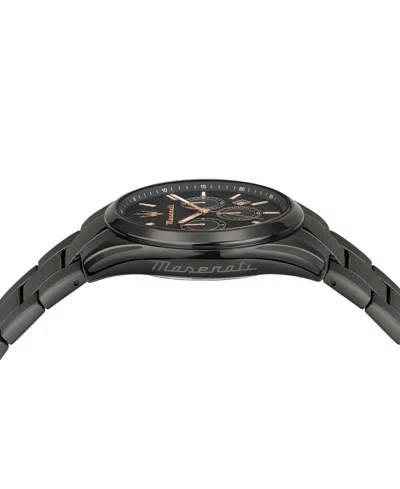 Maserati Men's Multifunction Gray Metal Band Watch, 43mm