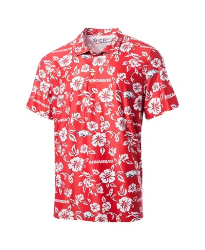 Reyn Spooner Men's Cardinal Arkansas Razorbacks Performance Polo Shirt In Red