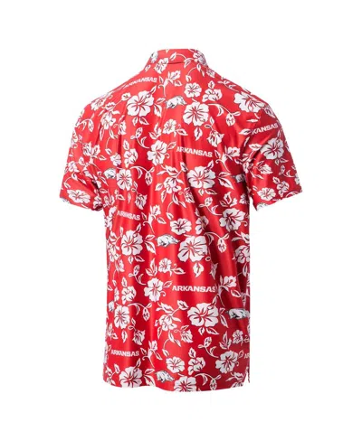 Reyn Spooner Men's Cardinal Arkansas Razorbacks Performance Polo Shirt In Red