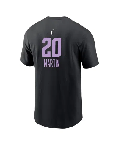 Nike Men's Kate Martin Eclipse Black Golden State Valkyries Explorer Edition Name Number T-shirt In Black