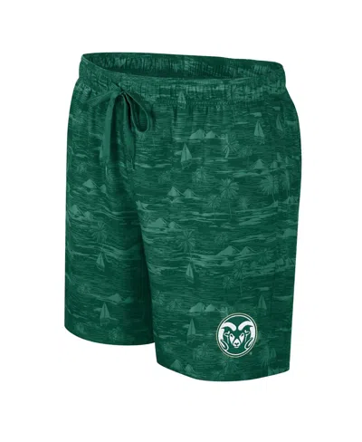 Colosseum Men's Green Colorado State Rams Ozark Swim Shorts