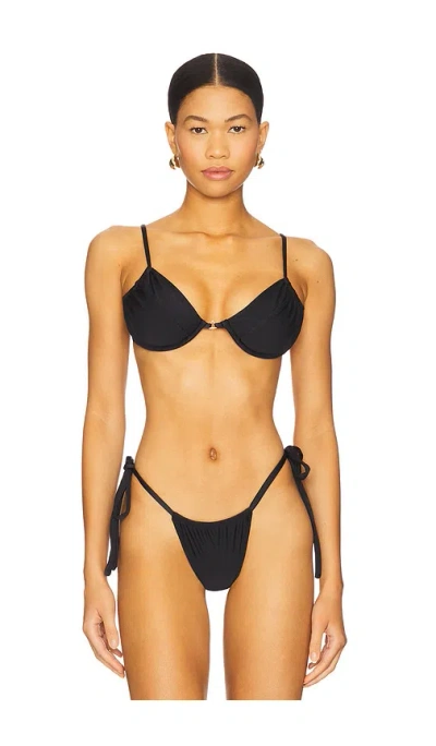 Fae Sheridan Bikini Top In Blue