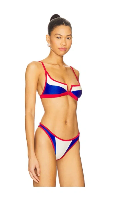Fae Gypsy Bikini Top In Blue