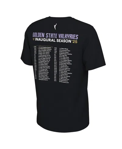 Nike Men's And Women's Eclipse Black Golden State Valkyries 2025 Inaugural Season First Of A Lifetime Sch In Black