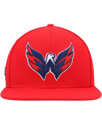 Pro Standard Men's Red Washington Capitals Core Classic Logo Snapback Hat