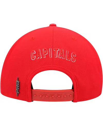 Pro Standard Men's Red Washington Capitals Core Classic Logo Snapback Hat