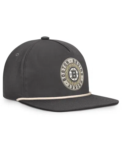Fanatics Men's Charcoal Boston Bruins Closer Adjustable Hat