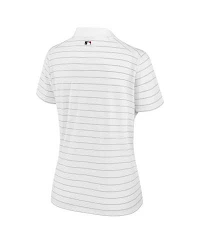 Nike Women's White Washington Nationals Authentic Collection Victory Performance Polo Shirt In White