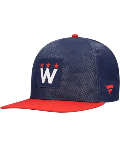 Fanatics Men's Navy Washington Capitals Authentic Pro Rink Snapback Hat