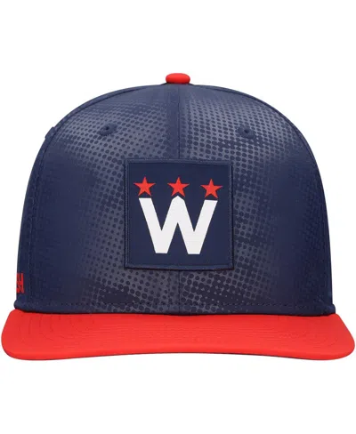 Fanatics Men's Navy Washington Capitals Authentic Pro Rink Snapback Hat