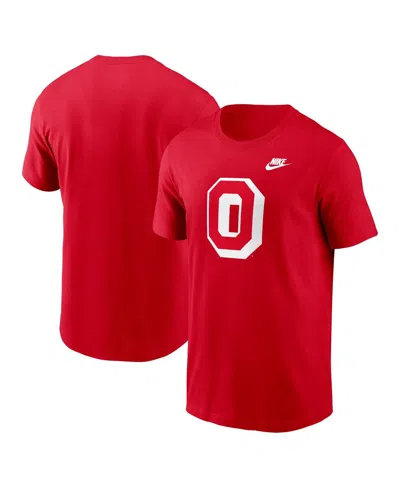 Nike Ohio State Buckeyes Blitz Evergreen Legacy Primary  Men's College T-shirt In Red