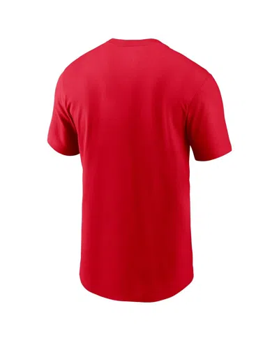 Nike Ohio State Buckeyes Blitz Evergreen Legacy Primary  Men's College T-shirt In Red