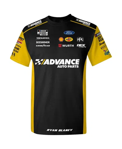 Team Penske Men's White Ryan Blaney Advanced Auto Parts Uniform T-shirt In Multi