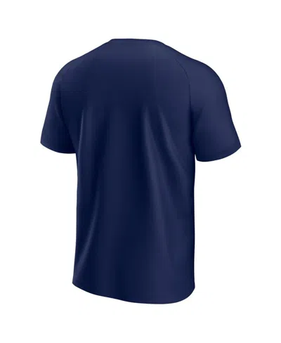 Fanatics Men's Navy Tampa Bay Rays Raglan T-shirt In Blue