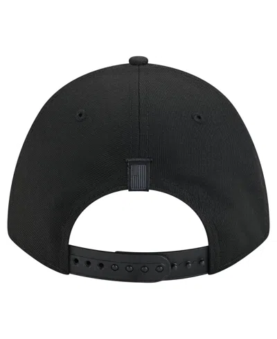 New Era Men's Black Atlanta Hawks Game Day Flag A-frame 9forty Adjustable Hat