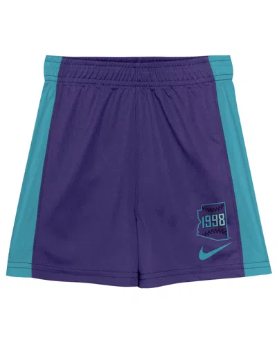 Nike Toddler 2-piece Court Purple Arizona Diamondbacks 2025 City Connect T-shirt And Shorts Set In Purple