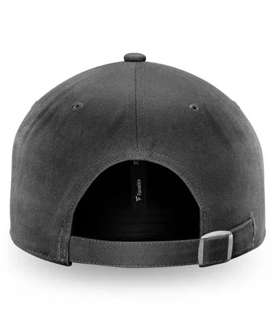 Fanatics Men's Charcoal Nashville Predators Wordmark Core Fundamental Adjustable Hat