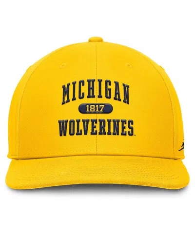 Jordan Men'sâ Maize Michigan Wolverines Athletics Pro Adjustable Hat
